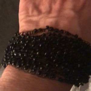 Bracelet black beaded